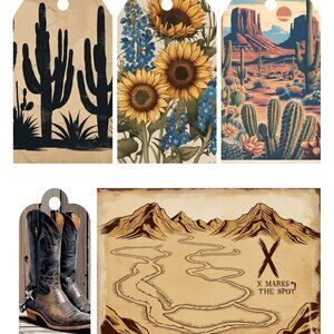 Junk Journal Western pages